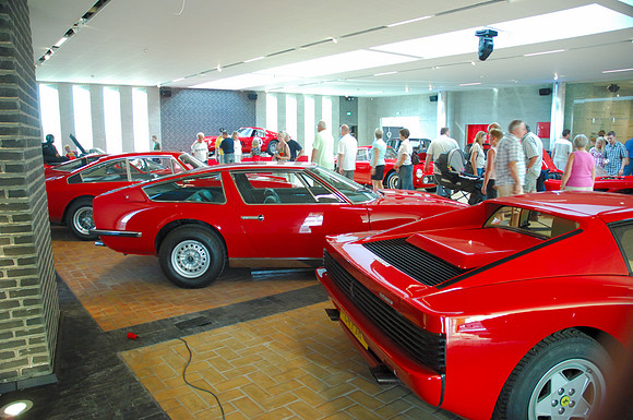 Row of Ferraris