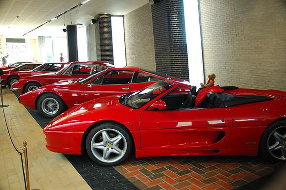 Row of Ferraris